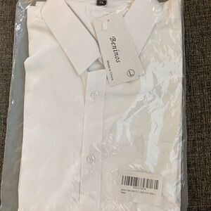 White Men's Dress Shirt